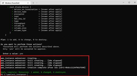 collecting instance settings: empty result|terraform apply resulting in empty result or couldn't fine resource .